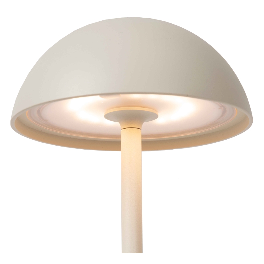 Lucide 15500/02/31 - LED Stmívatelná dotyková venkovní lampa JOY LED/1,5W/3,7V USB IP54 2200 mAh bílá