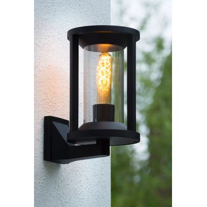 Lucide 15803/01/30 - Venkovní nástěnná lampa CADIX 1xE27/15W/230V IP65 černá