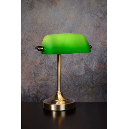 Lucide 17504/01/03 - Stolní lampa BANKER 1xE14/40W/230V