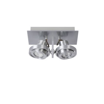 Lucide 17906/10/12 - LED Stmívatelné bodové svítidlo LANDA 2xGU10/4,5W/230V matný chrom