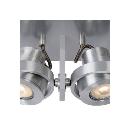 Lucide 17906/10/12 - LED Stmívatelné bodové svítidlo LANDA 2xGU10/4,5W/230V matný chrom
