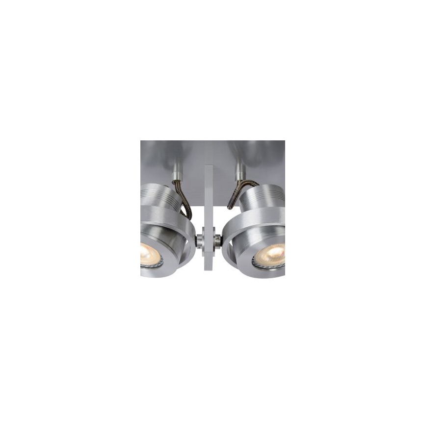 Lucide 17906/10/12 - LED Stmívatelné bodové svítidlo LANDA 2xGU10/4,5W/230V matný chrom