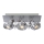 Lucide 17906/16/12 - LED Stmívatelné bodové svítidlo 3xGU10/5W/230V matný chrom