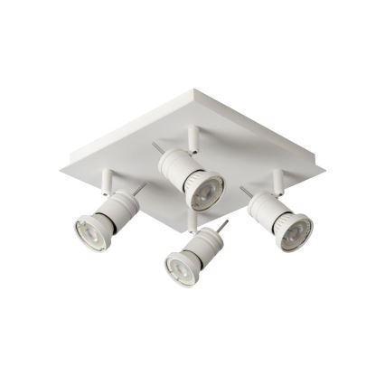 Lucide 17990/19/31 - LED bodové svítidlo TWINNY-LED 4xGU10/4,5W/230V bílé 25cm