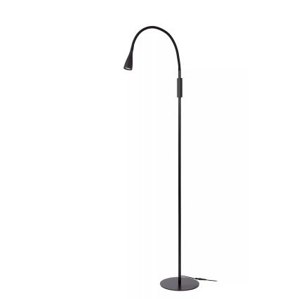 Lucide 18756/03/30 - LED Stmívatelná flexibilní dotyková stojací lampa ZOZY LED/4W/230V černá