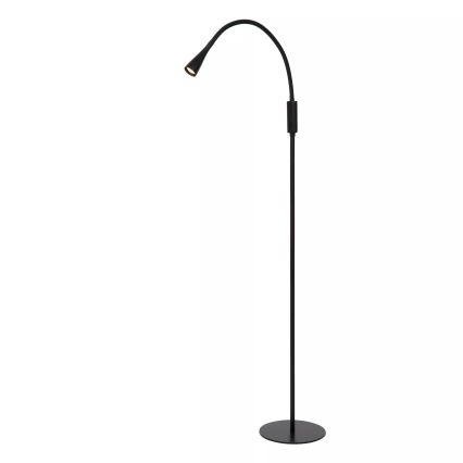 Lucide 18756/03/30 - LED Stmívatelná flexibilní dotyková stojací lampa ZOZY LED/4W/230V černá