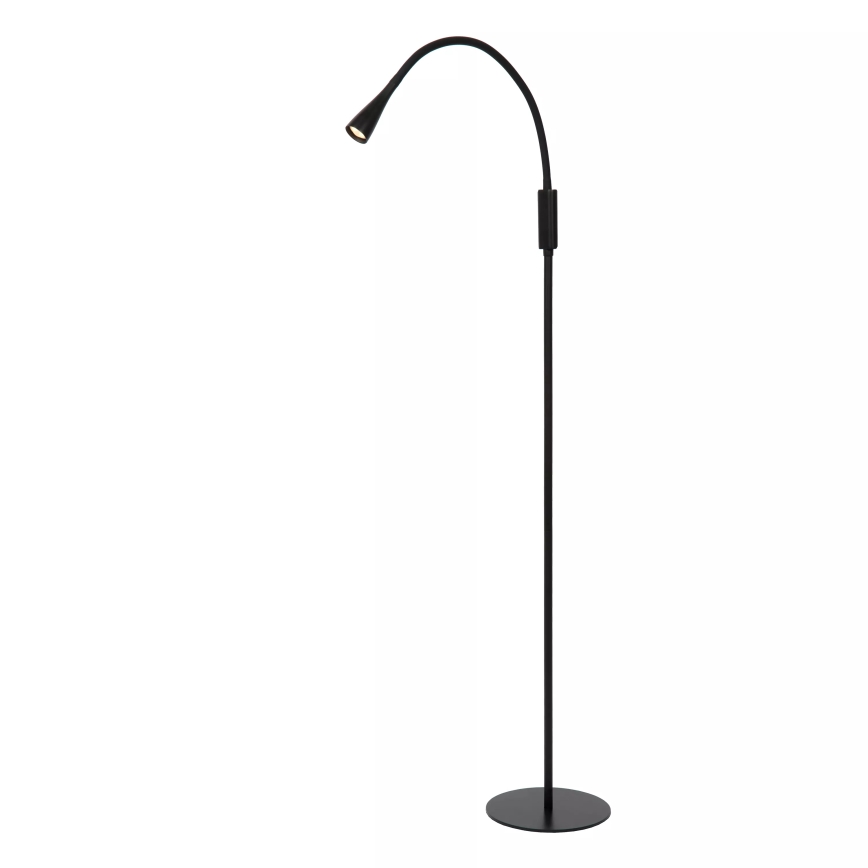 Lucide 18756/03/30 - LED Stmívatelná flexibilní dotyková stojací lampa ZOZY LED/4W/230V černá