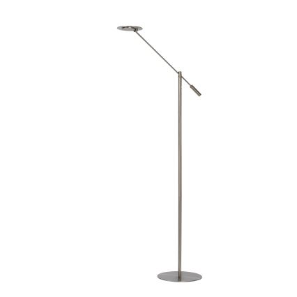 Lucide 19766/09/12 - LED Stmívatelná stojací lampa ANSELMO LED/9W/230V matný chrom