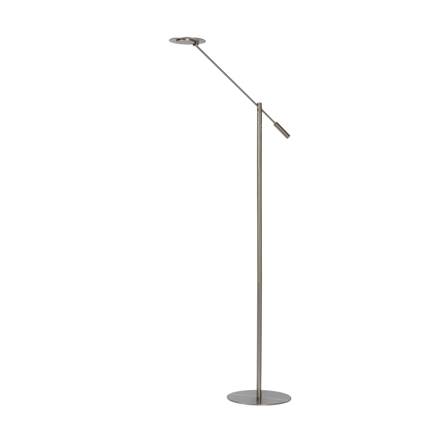 Lucide 19766/09/12 - LED Stmívatelná stojací lampa ANSELMO LED/9W/230V matný chrom