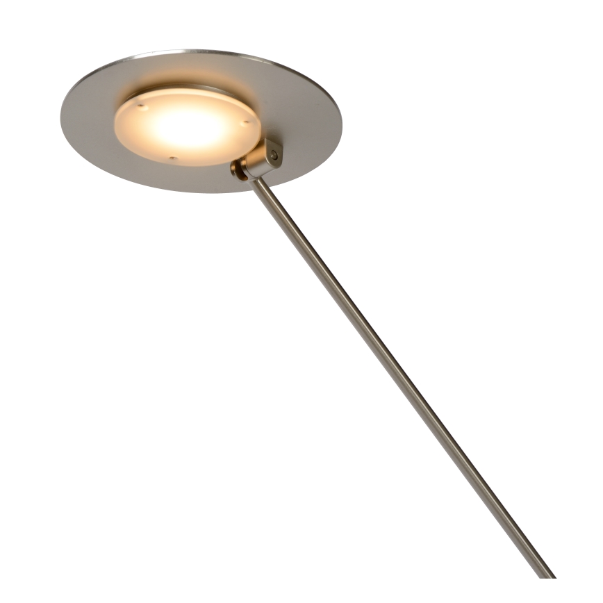 Lucide 19766/09/12 - LED Stmívatelná stojací lampa ANSELMO LED/9W/230V matný chrom