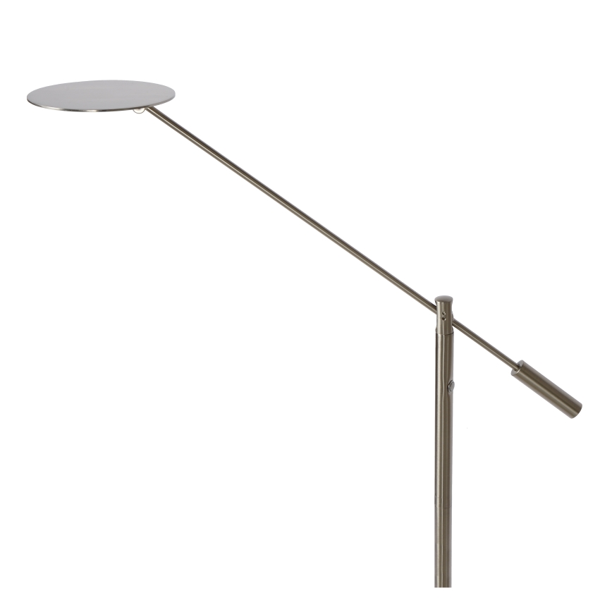 Lucide 19766/09/12 - LED Stmívatelná stojací lampa ANSELMO LED/9W/230V matný chrom