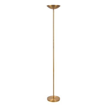 Lucide 19791/20/02 - LED Stmívatelná stojací lampa ZENITH LED/20W/230V zlatá