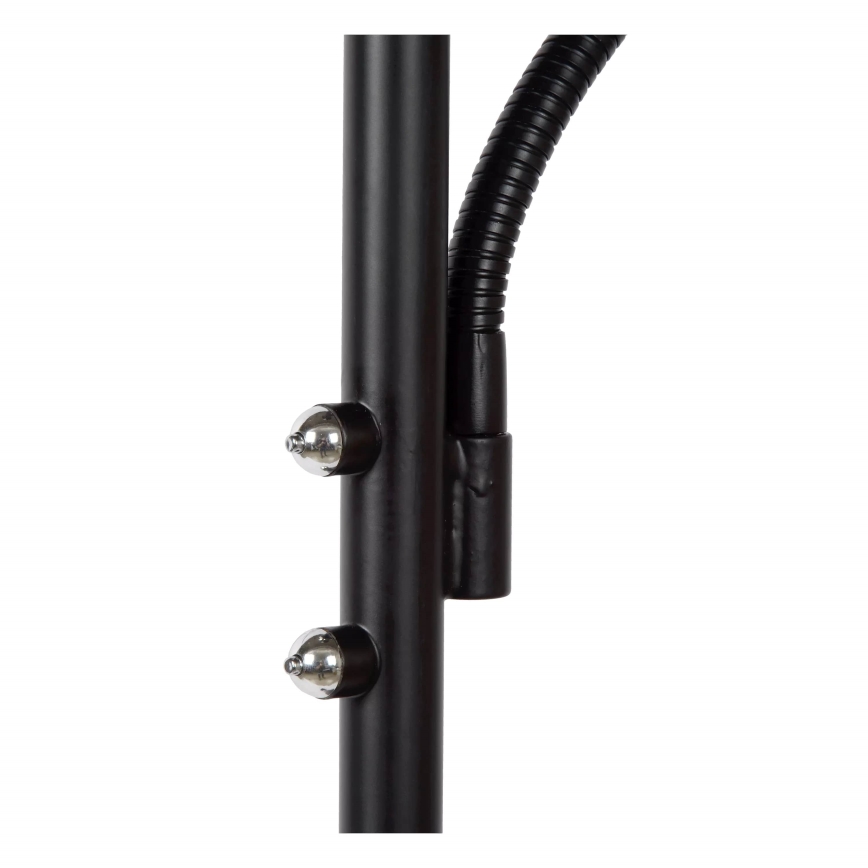 Lucide 19791/24/30 - LED Stmívatelná stojací lampa ZENITH LED/20W + LED/4W/230V černá