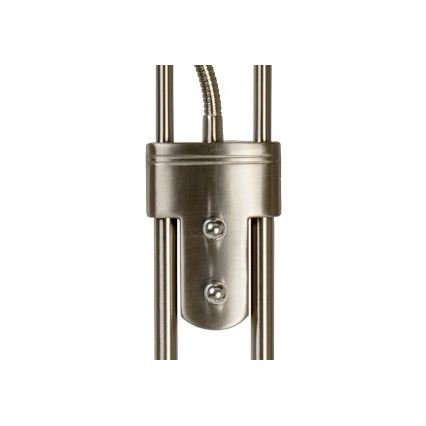 Lucide 19792/24/12 - LED stojací lampa CHAMPION-LED 1xLED/20W/230V+1xLED/4W/230V chrom
