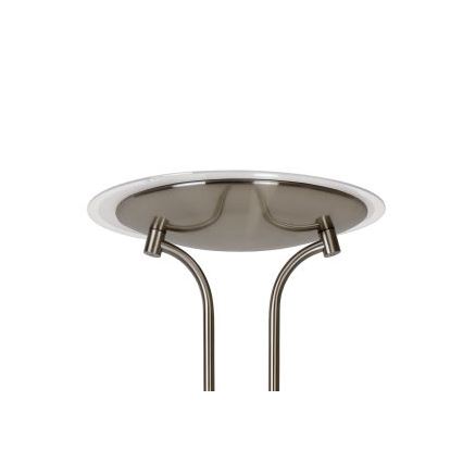 Lucide 19792/24/12 - LED stojací lampa CHAMPION-LED 1xLED/20W/230V+1xLED/4W/230V chrom