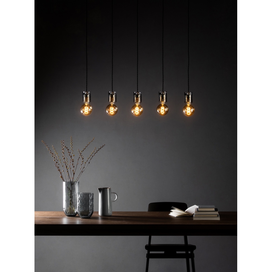 Lucide 20416/05/65 - Lustr na lanku GELKA 5xE27/40W/230V