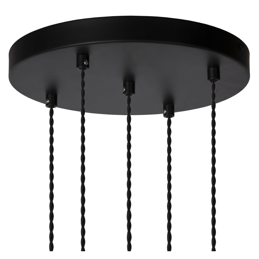 Lucide 20416/15/65 - Lustr na lanku GELKA 5xE27/40W/230V