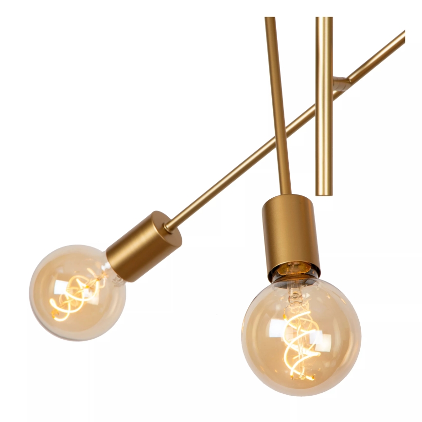 Lucide 21119/06/02 - Lustr na tyči LESTER 6xE27/40W/230V