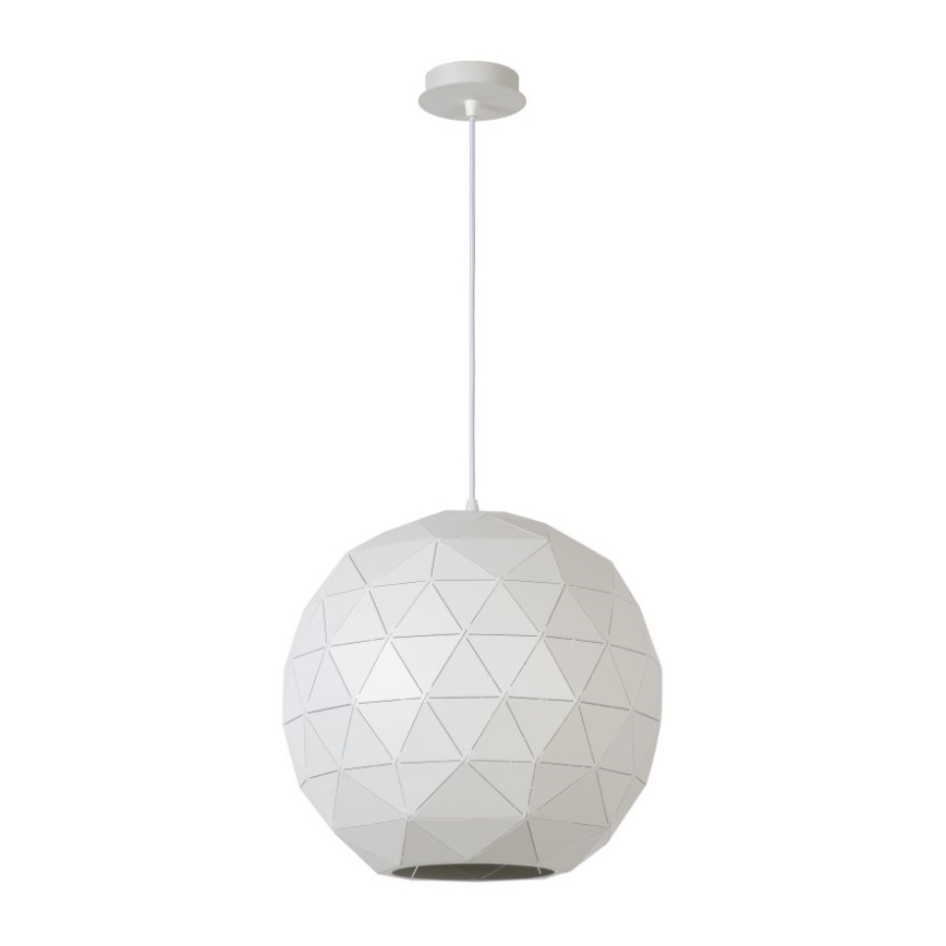 Lucide 21409/40/31 - Závěsné svítidlo OTONA 1xE27/60W/230V bílé