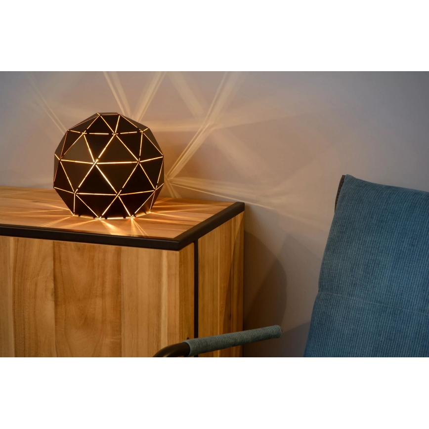 Lucide 21509/25/30 - Stolní lampa OTONA 1xE27/25W/230V černá