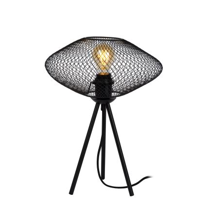 Lucide 21523/01/30 - Stolní lampa MESH 1xE27/40W/230V černá