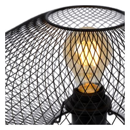 Lucide 21523/01/30 - Stolní lampa MESH 1xE27/40W/230V černá