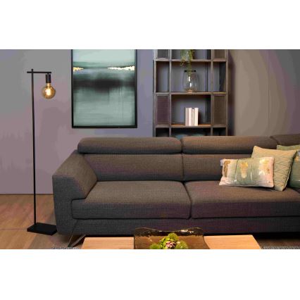 Lucide 21721/01/30 - Stojací lampa LEANNE 1xE27/40W/230V černá