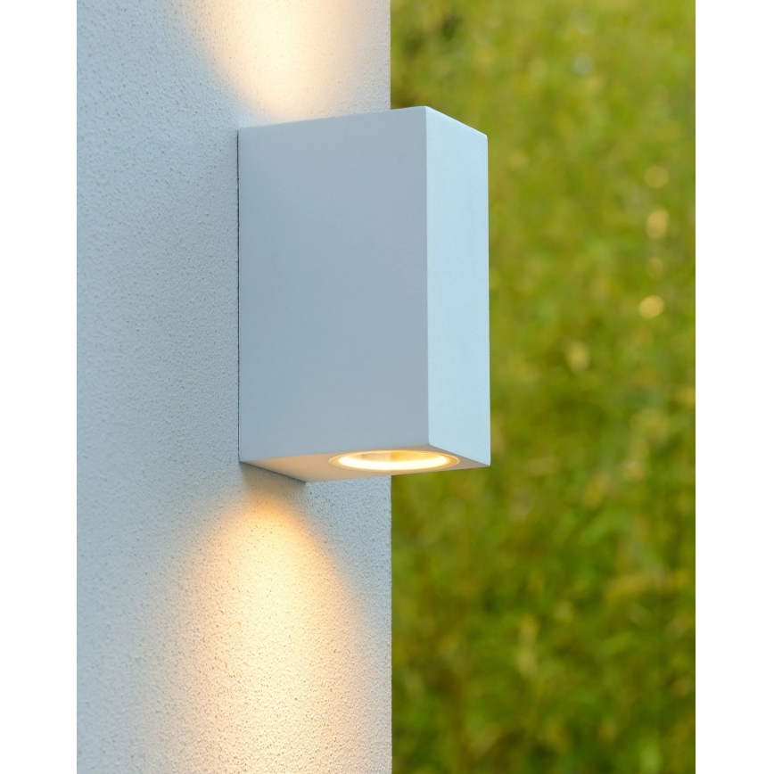 Lucide 22860/10/31 - LED Stmívatelné venkovní nástěnné svítidlo ZORA 2xGU10/5W/230V IP44