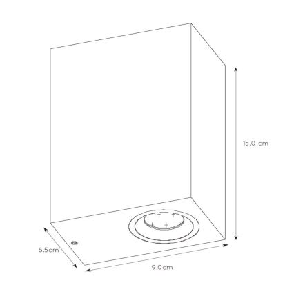 Lucide 22860/10/31 - LED Stmívatelné venkovní nástěnné svítidlo ZORA 2xGU10/5W/230V IP44