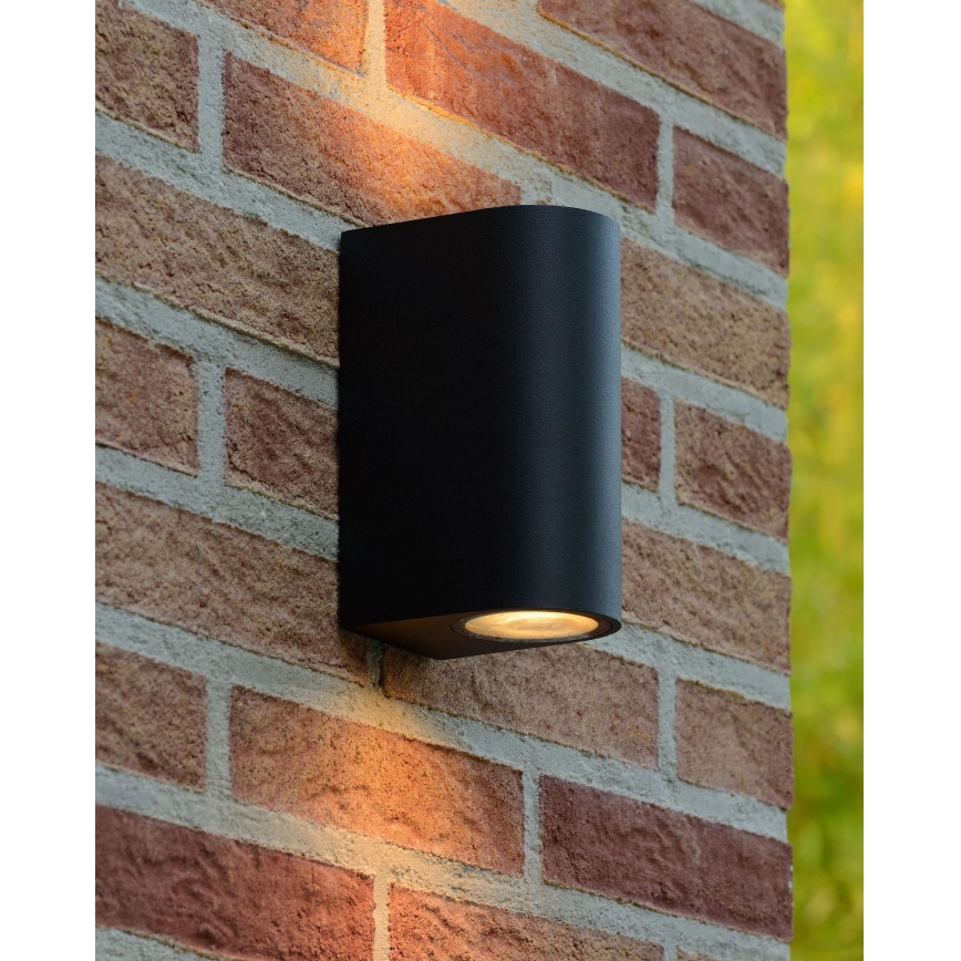Lucide 22861/10/30 - LED venkovní nástěnné svítidlo ZORA-LED 2xGU10/5W/230V IP44