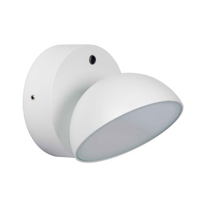 Lucide 22865/12/31 - LED Venkovní nástěnné svítidlo se soumrakovým senzorem FINN LED/12W/230V IP54 bílá
