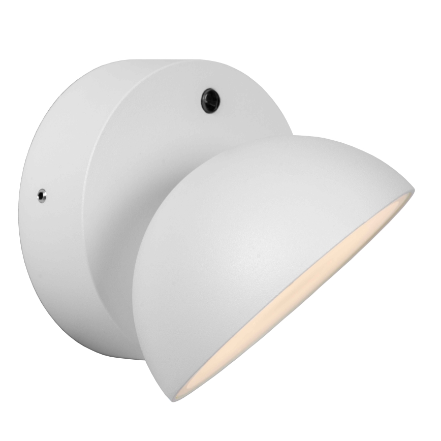 Lucide 22865/12/31 - LED Venkovní nástěnné svítidlo se soumrakovým senzorem FINN LED/12W/230V IP54 bílá