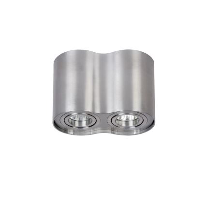 Lucide 22952/02/12 - Bodové svítidlo TUBE 2xGU10/35W/230V matný chrom