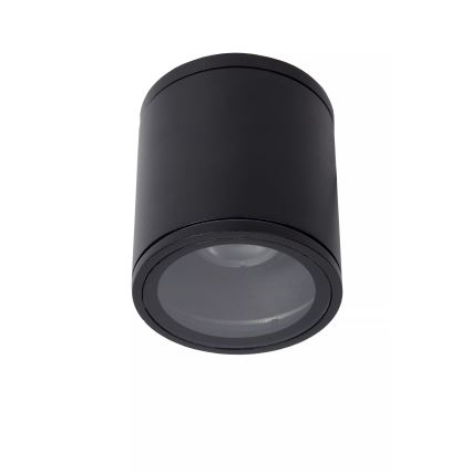 Lucide 22962/01/30 - Koupelnové stropní svítidlo AVEN 1xGU10/50W/230V pr. 9 cm IP65 černá