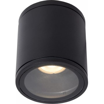 Lucide 22962/01/30 - Koupelnové stropní svítidlo AVEN 1xGU10/50W/230V pr. 9 cm IP65 černá