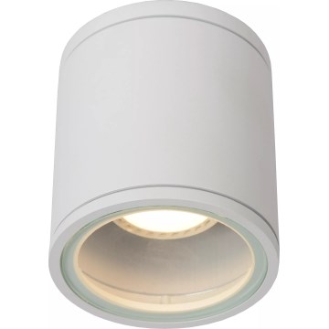 Lucide 22962/01/31 - Koupelnové stropní svítidlo AVEN 1xGU10/50W/230V pr. 9 cm IP65 bílá