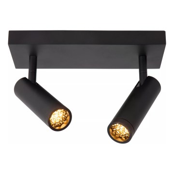 Lucide 22974/02/30 - Bodové svítidlo GRADO 2xGU10/40W/230V černá