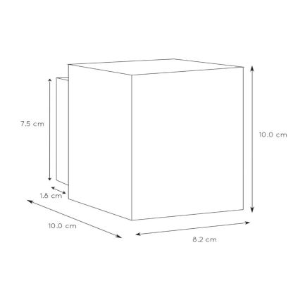 Lucide 23253/01/31 - Nástěnné svítidlo XERA 1xG9/42W/230V bílé