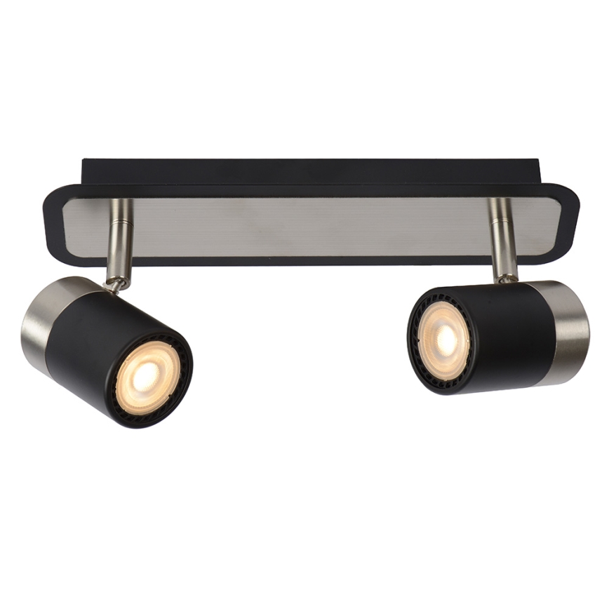Lucide 26957/10/30 - LED Bodové svítidlo LENNERT 2xGU10/5W/230V černý