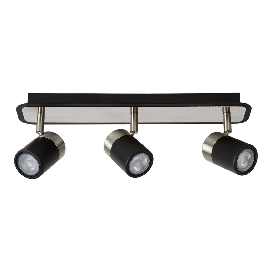 Lucide 26957/15/30 - LED Bodové svítidlo LENNERT 3xGU10/5W/230V černý