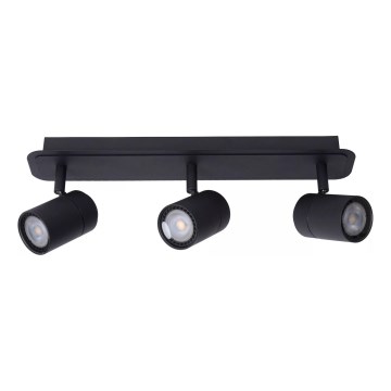 Lucide 26958/15/30 - LED Stmívatelné koupelnové bodové svítidlo LENNERT 3xGU10/5W/230V IP44 černá