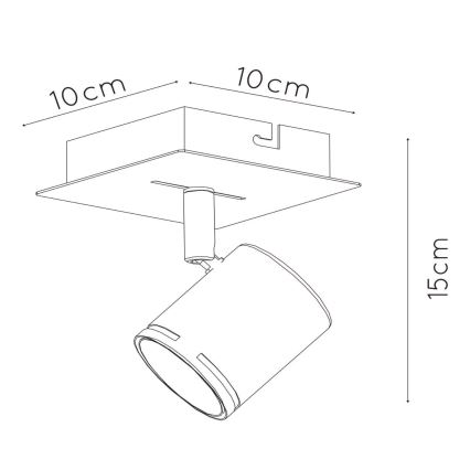 Lucide 26994/05/31 - LED Stmívatelné bodové svítidlo RILOU 1xGU10/5W/230V