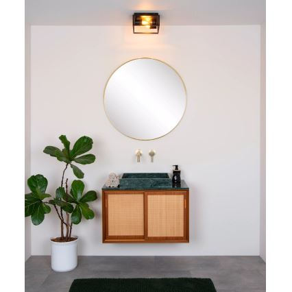 Lucide 27100/02/30 - Koupelnové stropní svítidlo CARLYN 2xE14/6W/230V IP54 černá