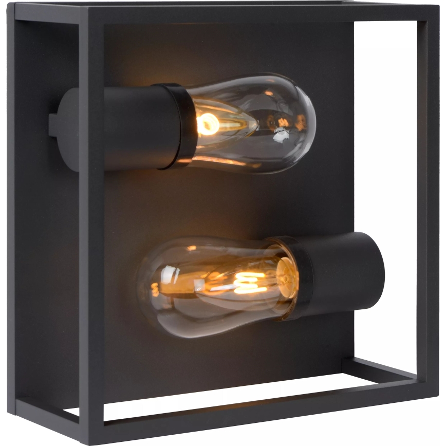 Lucide 27100/02/30 - Koupelnové stropní svítidlo CARLYN 2xE14/6W/230V IP54 černá