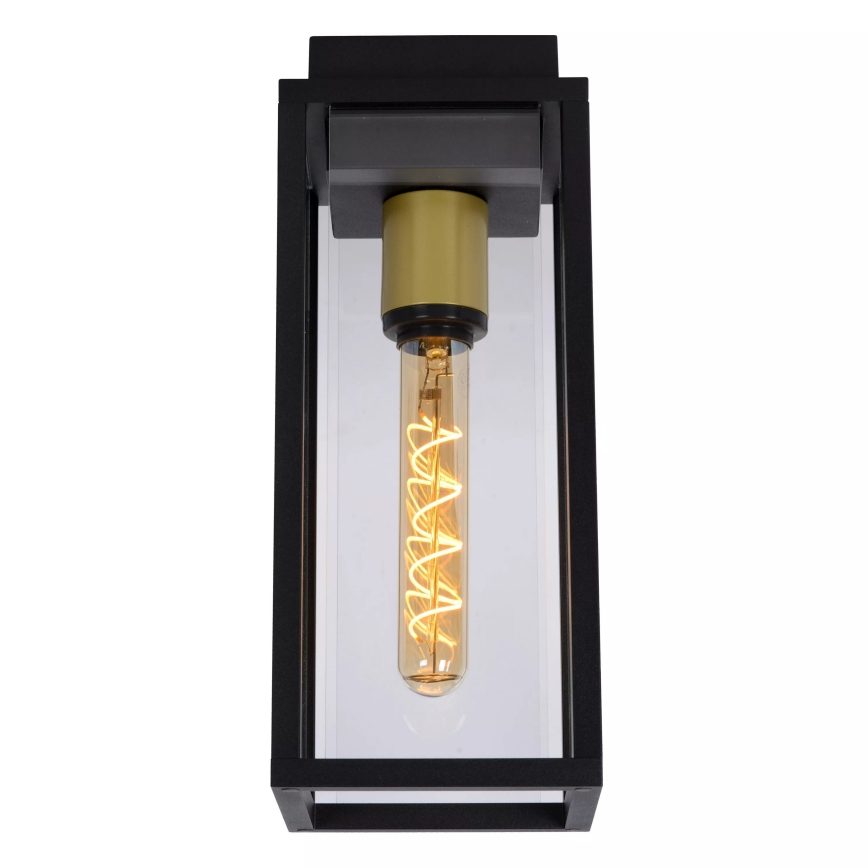Lucide 27105/01/30 - Venkovní nástěnné svítidlo LAURENS 1xE27/15W/230V IP54 černá