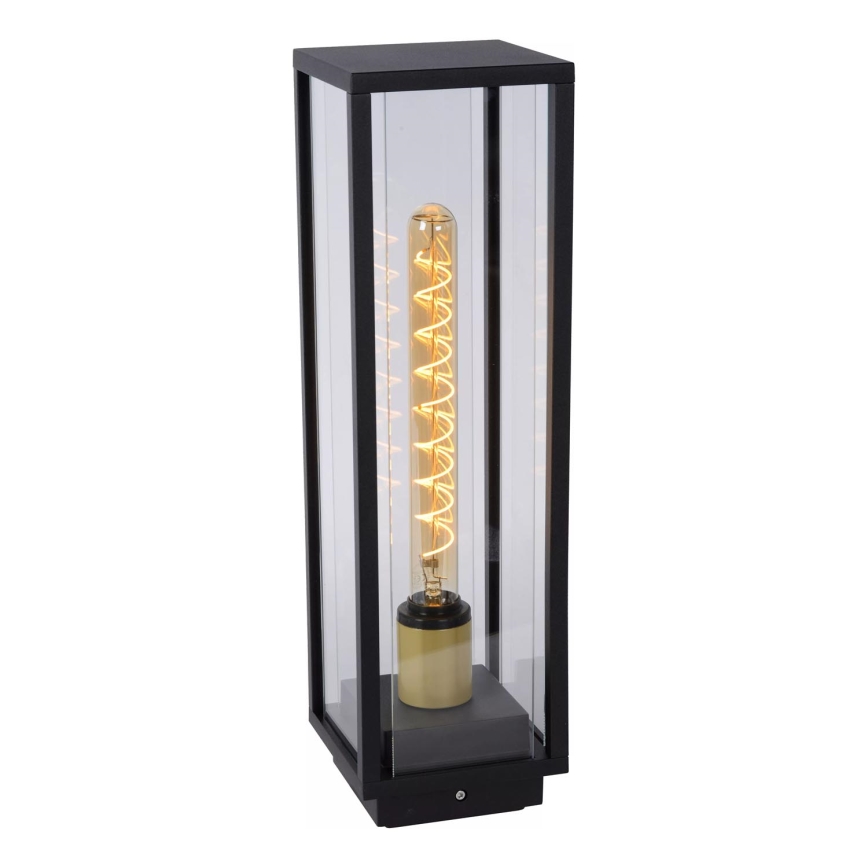 Lucide 27805/50/30 - Venkovní lampa LAURENS 1xE27/15W/230V IP54 50 cm černá