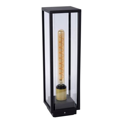 Lucide 27805/50/30 - Venkovní lampa LAURENS 1xE27/15W/230V IP54 50 cm černá