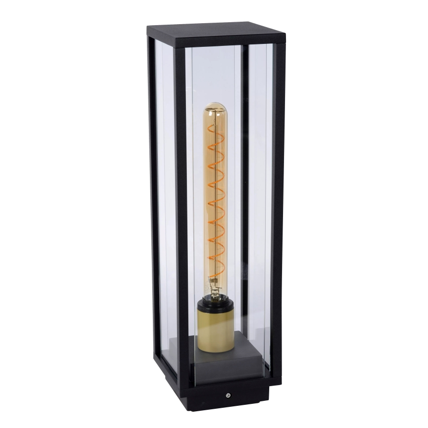 Lucide 27805/50/30 - Venkovní lampa LAURENS 1xE27/15W/230V IP54 50 cm černá