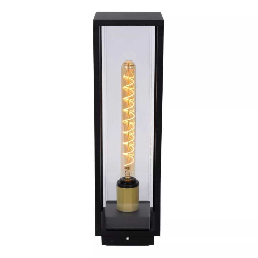 Lucide 27805/50/30 - Venkovní lampa LAURENS 1xE27/15W/230V IP54 50 cm černá