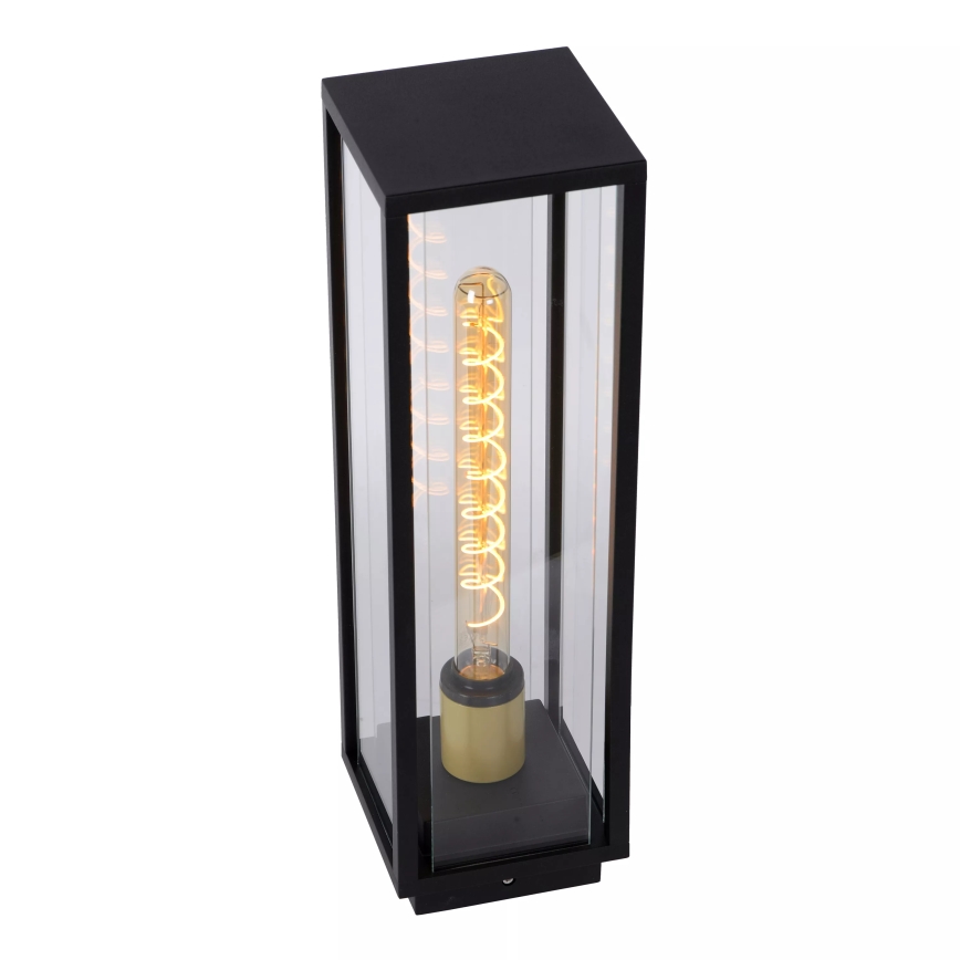 Lucide 27805/50/30 - Venkovní lampa LAURENS 1xE27/15W/230V IP54 50 cm černá
